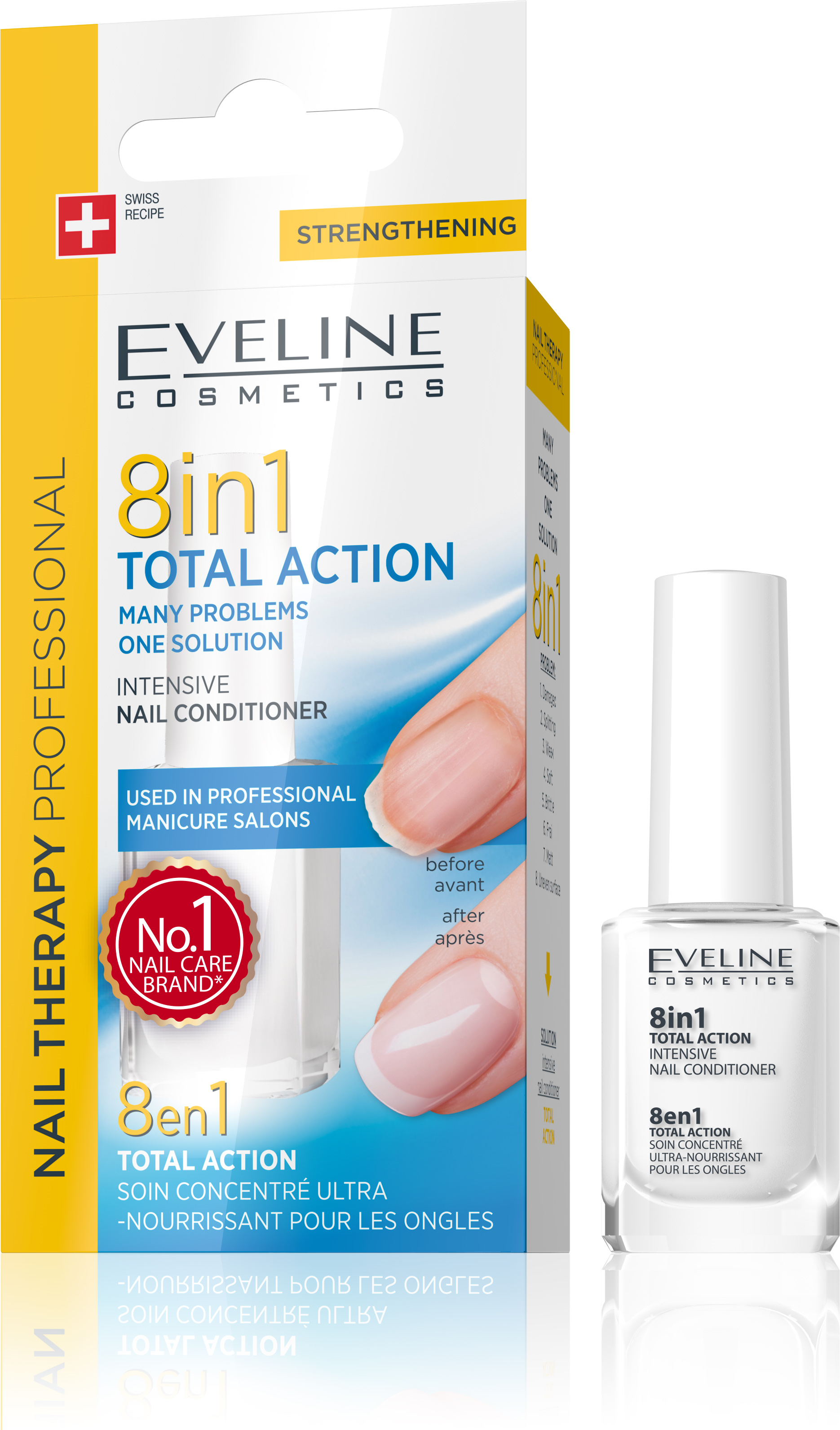 EVELINE lak na nechty TOTAL ACTION 8v1