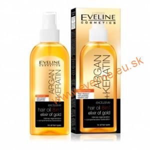EVELINE olej na vlasy 8v1 ARGAN+KERATIN
