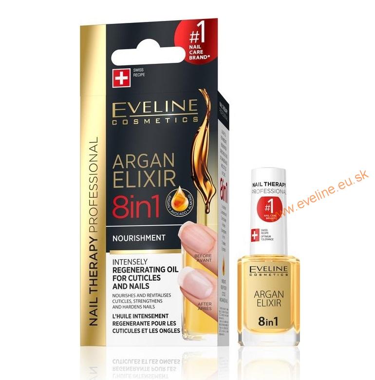 EVELINE olejček s arganovým olejom na regeneráciu ARGAN ELIXIR 8v1