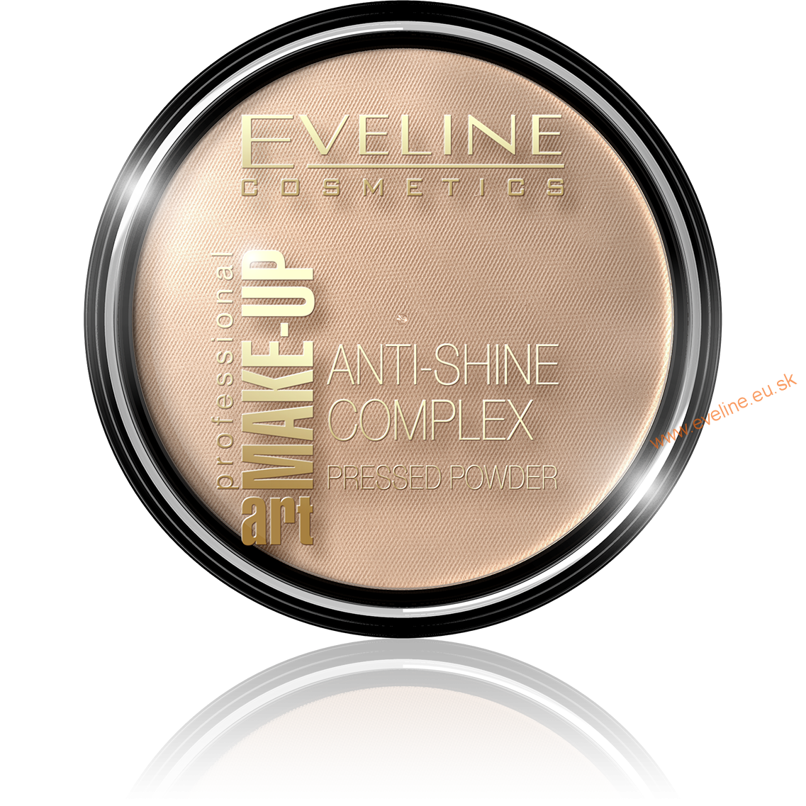 EVELINE art professional MAKE-UP zmatňujúci minerálny púder s hodvábom