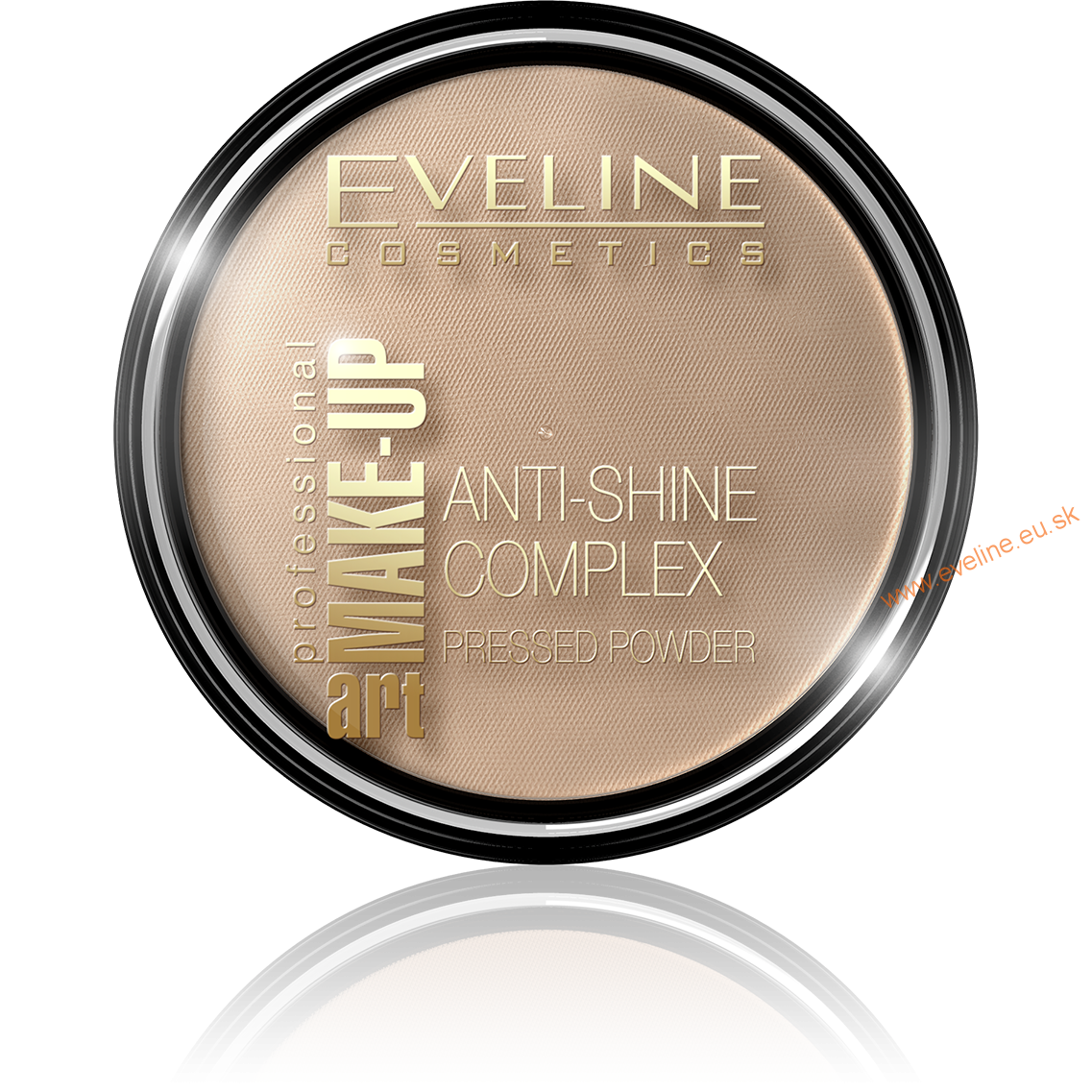 EVELINE art professional MAKE-UP zmatňujúci minerálny púder s hodvábom