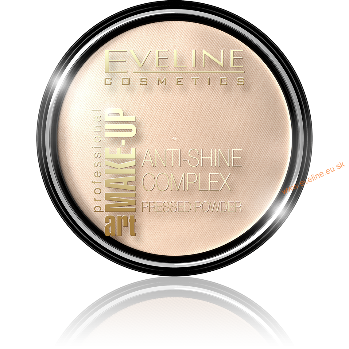 EVELINE art professional MAKE-UP zmatňujúci minerálny púder s hodvábom