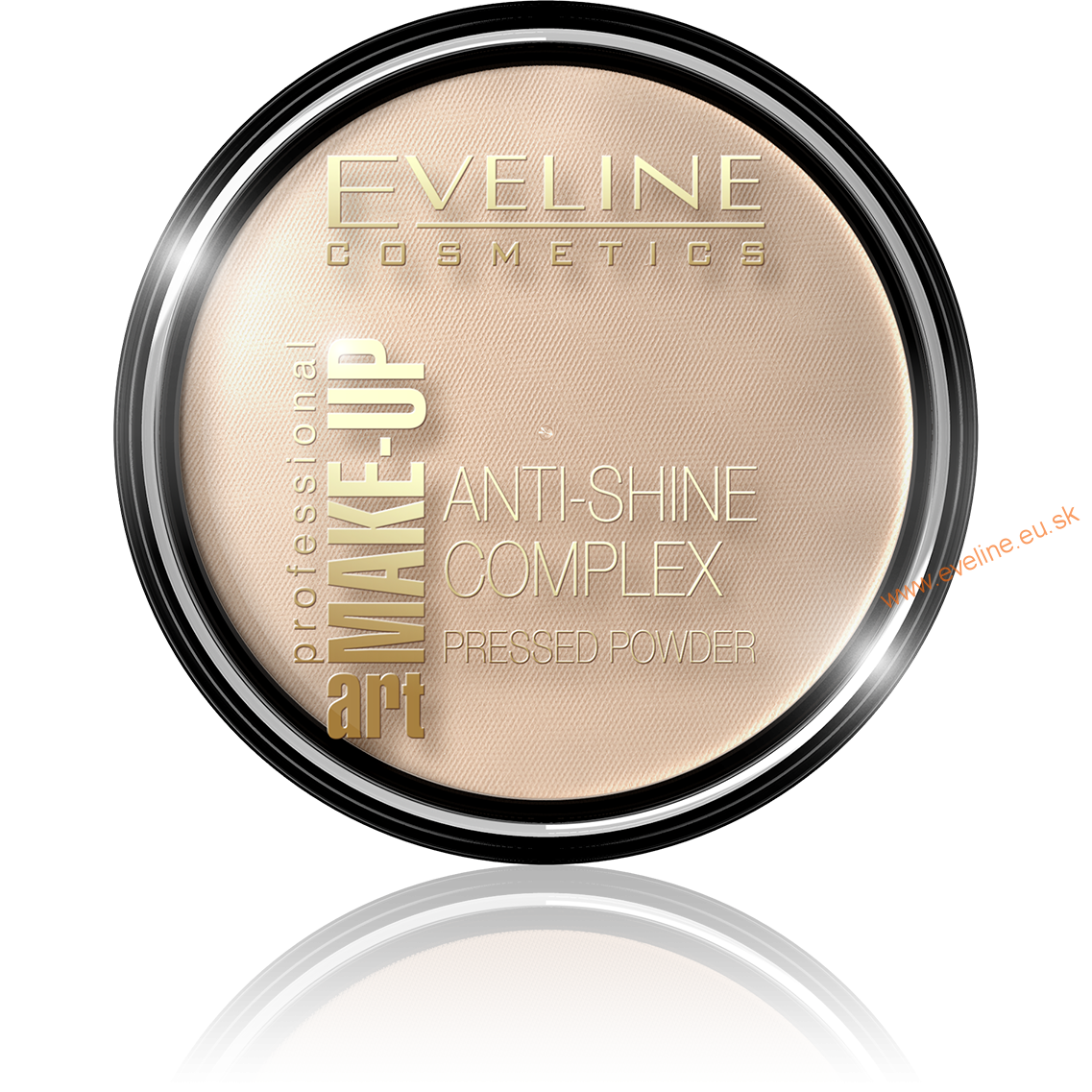 EVELINE art professional MAKE-UP zmatňujúci minerálny púder s hodvábom