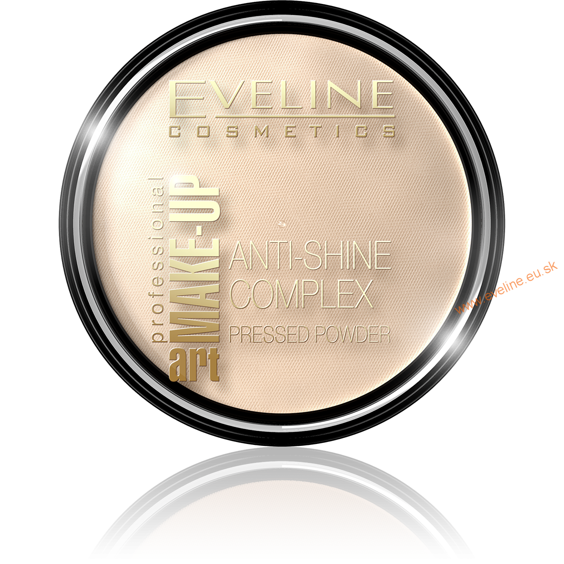 EVELINE art professional MAKE-UP zmatňujúci minerálny púder s hodvábom