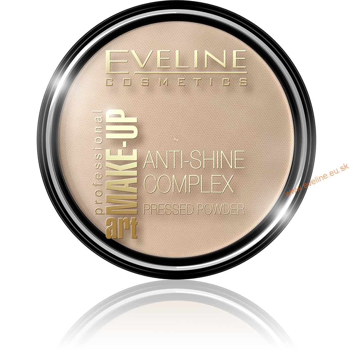 EVELINE art professional MAKE-UP zmatňujúci minerálny púder s hodvábom