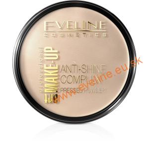 EVELINE art professional MAKE-UP zmatňujúci minerálny púder s hodvábom