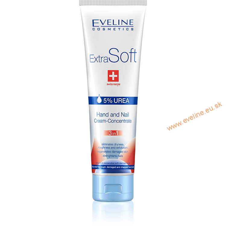 EVELINE Extra Soft krém na ruky a nechty 3v1