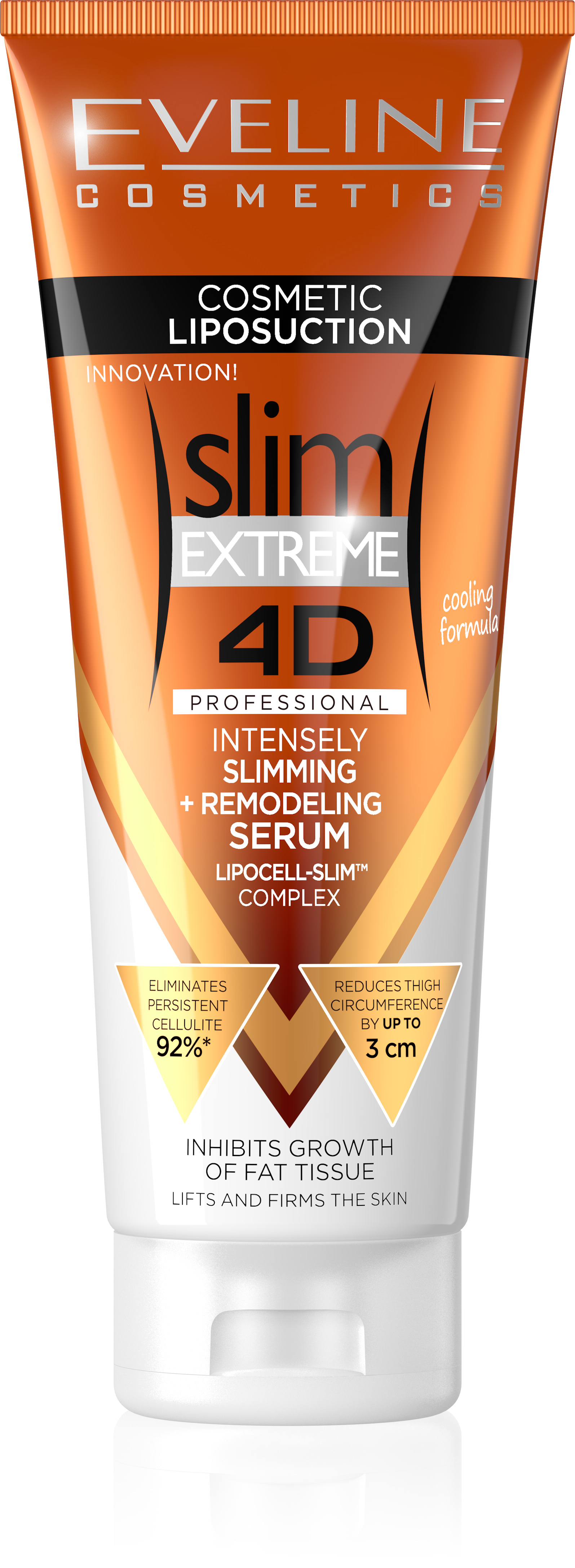 EVELINE slim EXTREME 4D zoštíhľujúce sérum kozmetická LIPOSUKCIA