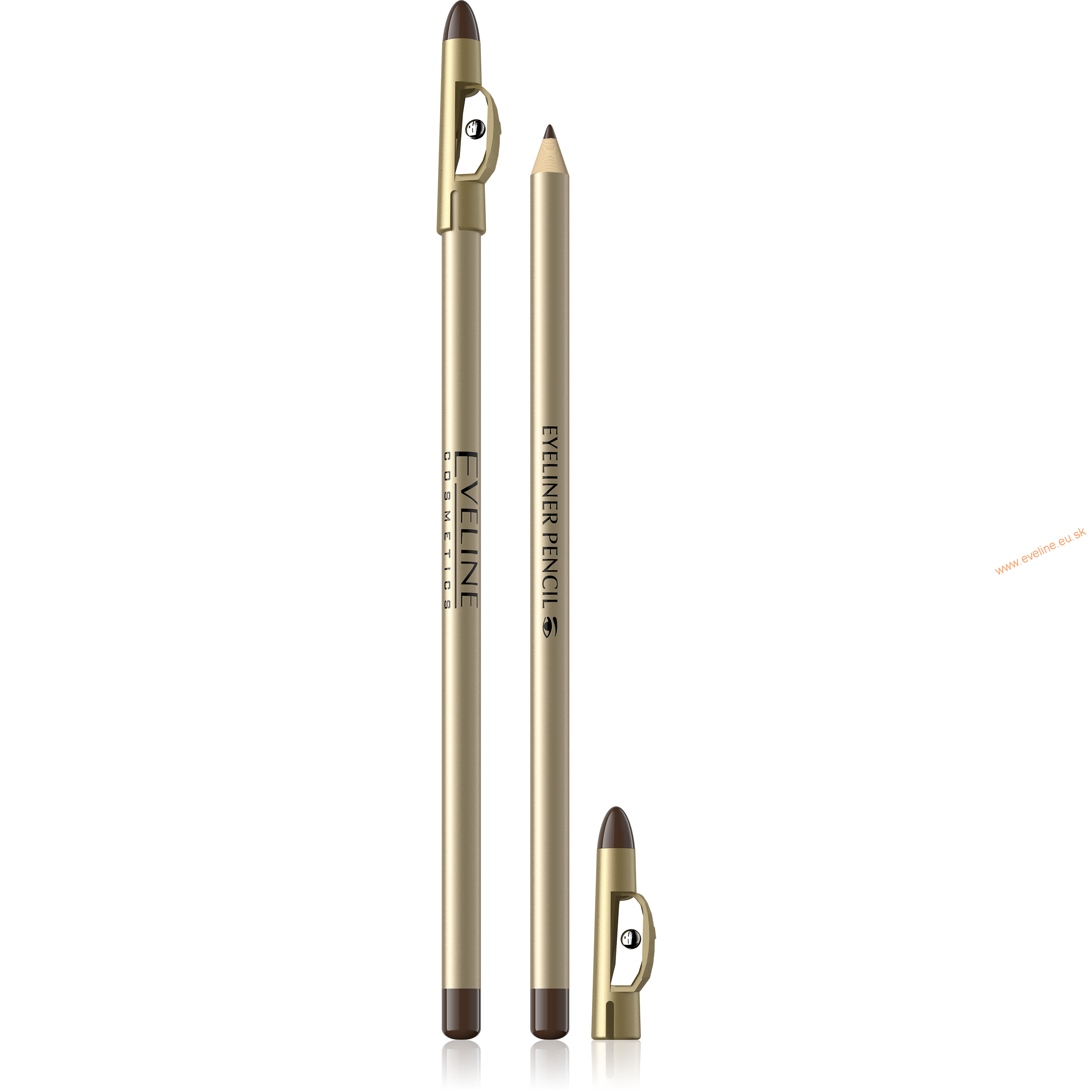 EVELINE dlhá ceruza na oči + strúhatko hnedá