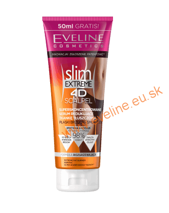 EVELINE slim EXTREME 4D SCALPEL superkoncentrované zoštíhľujúce sérum