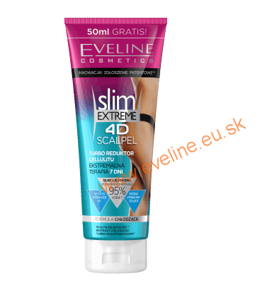 EVELINE slim EXTREME 4D SCALPEL koncentrovaný turbo reduktor celulitídy