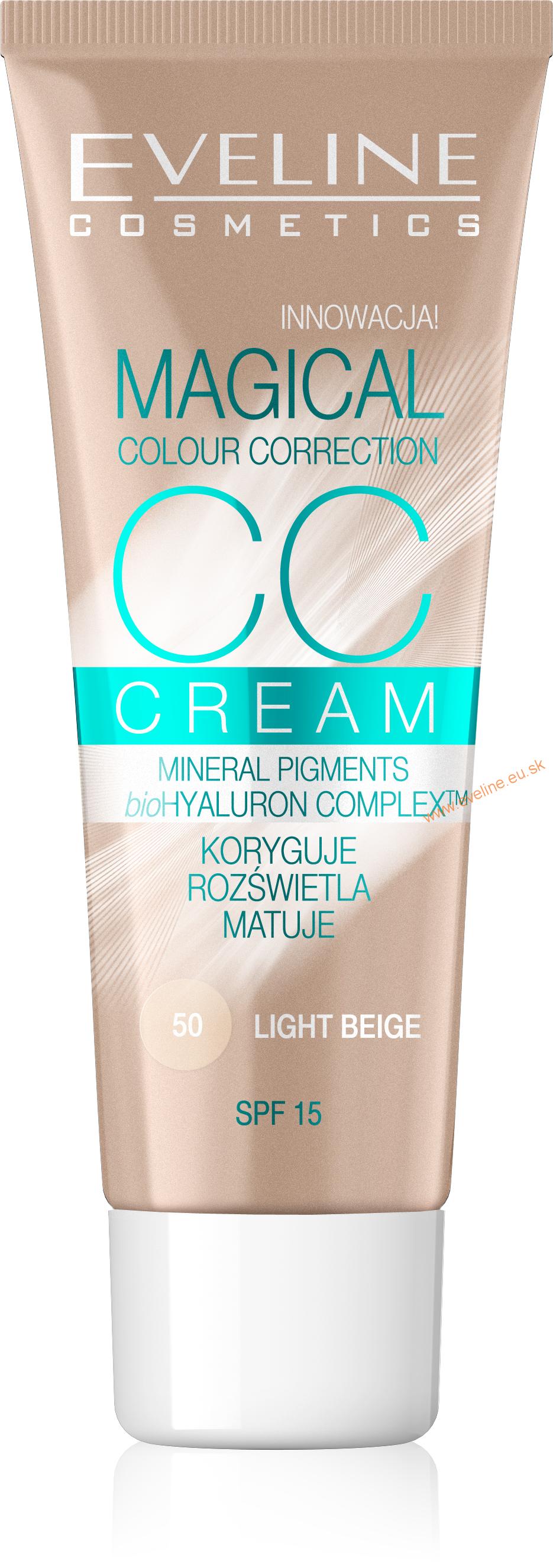 EVELINE MAKE UP - Magical CC Krém 50 light beige