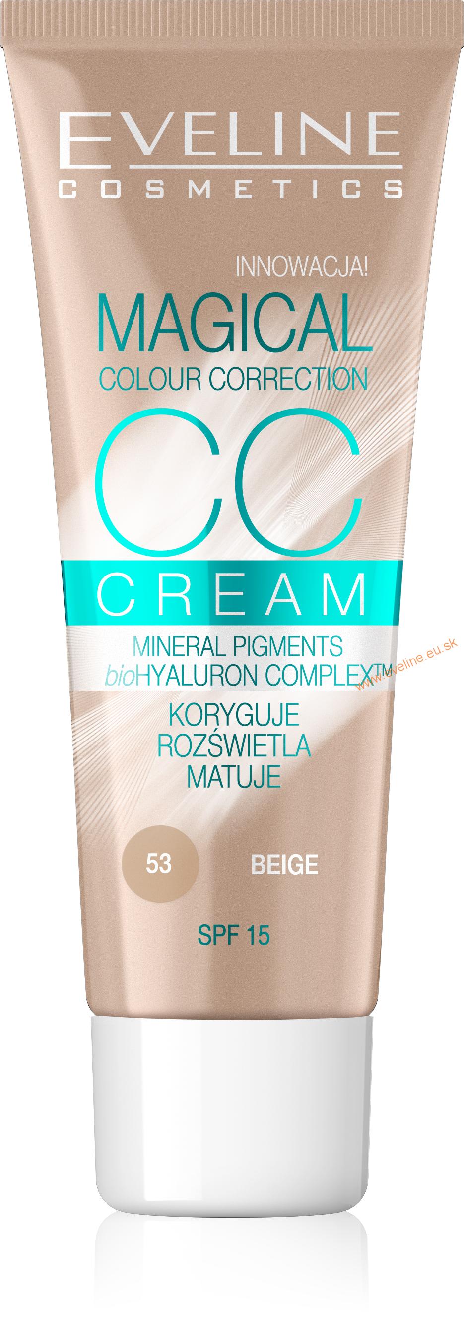 EVELINE MAKE UP - Magical CC Krém 53 beige