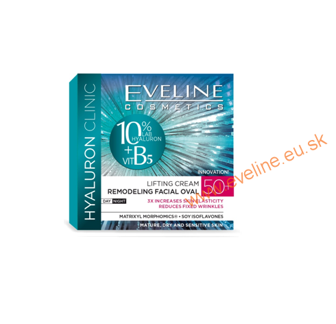 EVELINE Hyaluron Clinic 50+ liftingový modelujúci krém