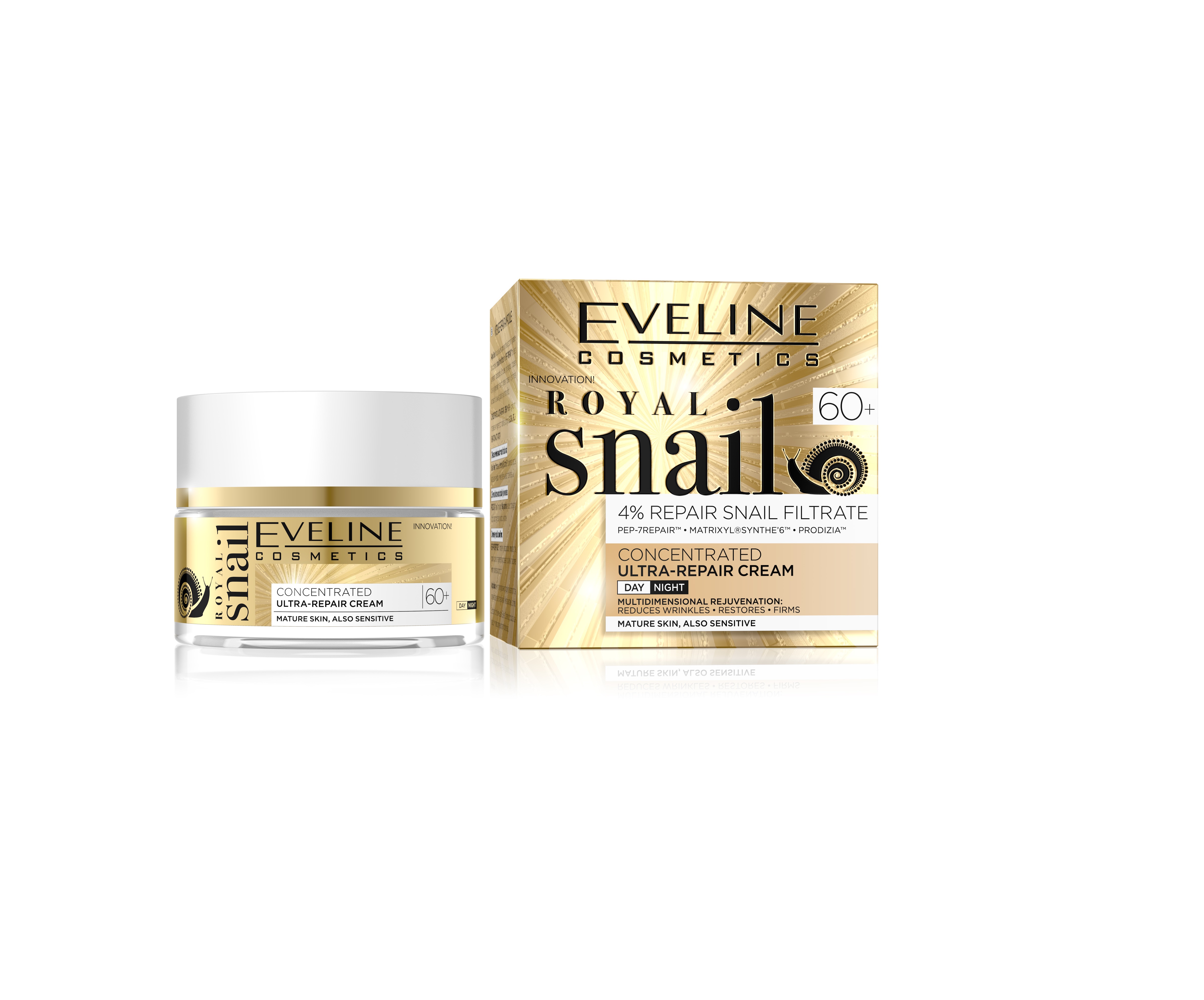 EVELINE Royal Snail koncentrovaný ultra - regeneračný krém 60+