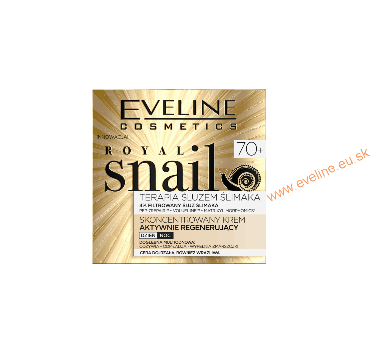EVELINE Royal Snail koncentrovaný aktívne regeneračný krém 70+
