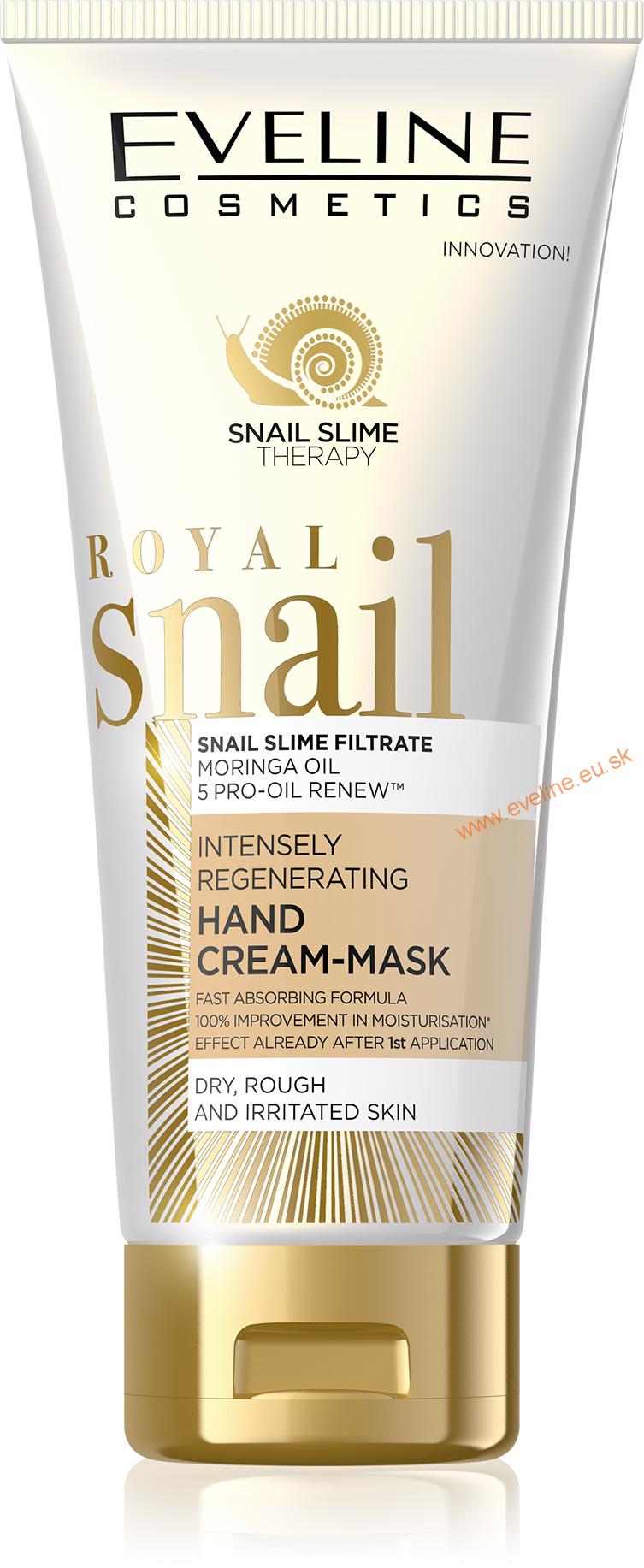 EVELINE Royal Snail intenzívne regeneračný krém-maska na ruky