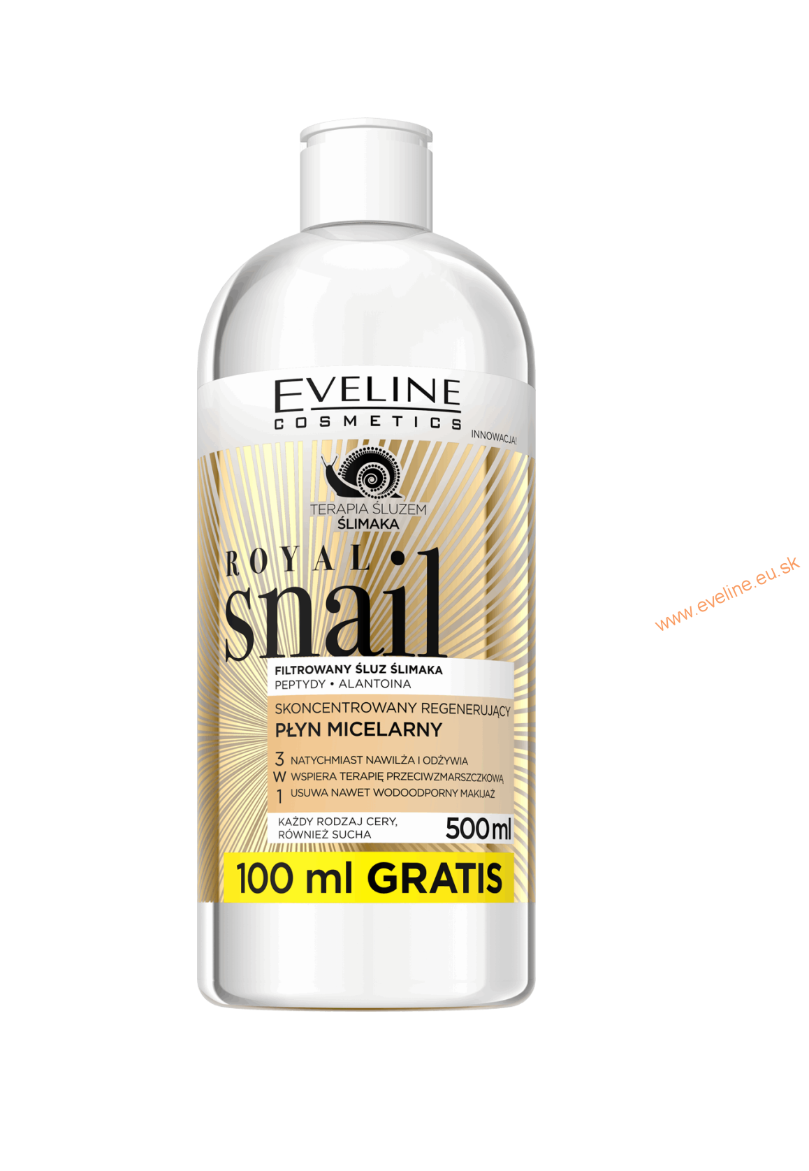 EVELINE Royal Snail intenzívne regenerujúca micelárna voda