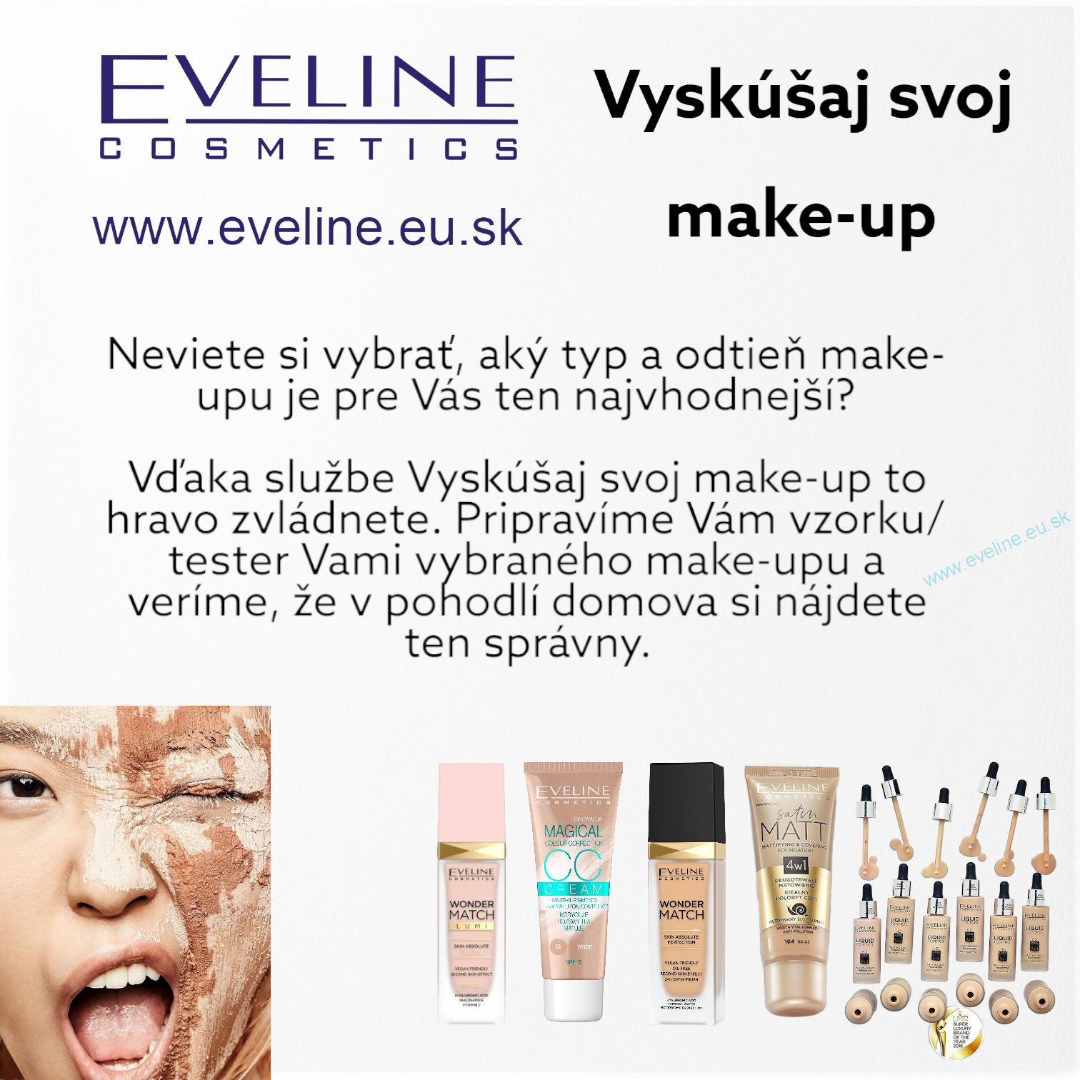 EVELINE Vyskúšaj svoj make-up