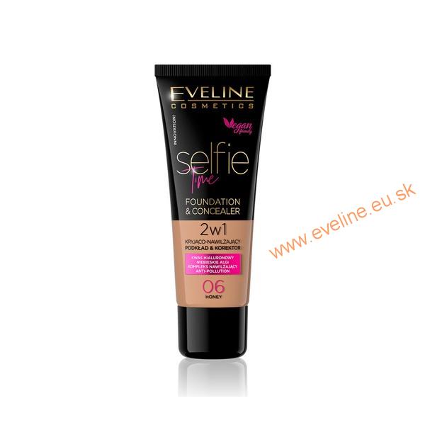EVELINE MAKE-UP SELFIE TIME 2v1 - 06 HONEY