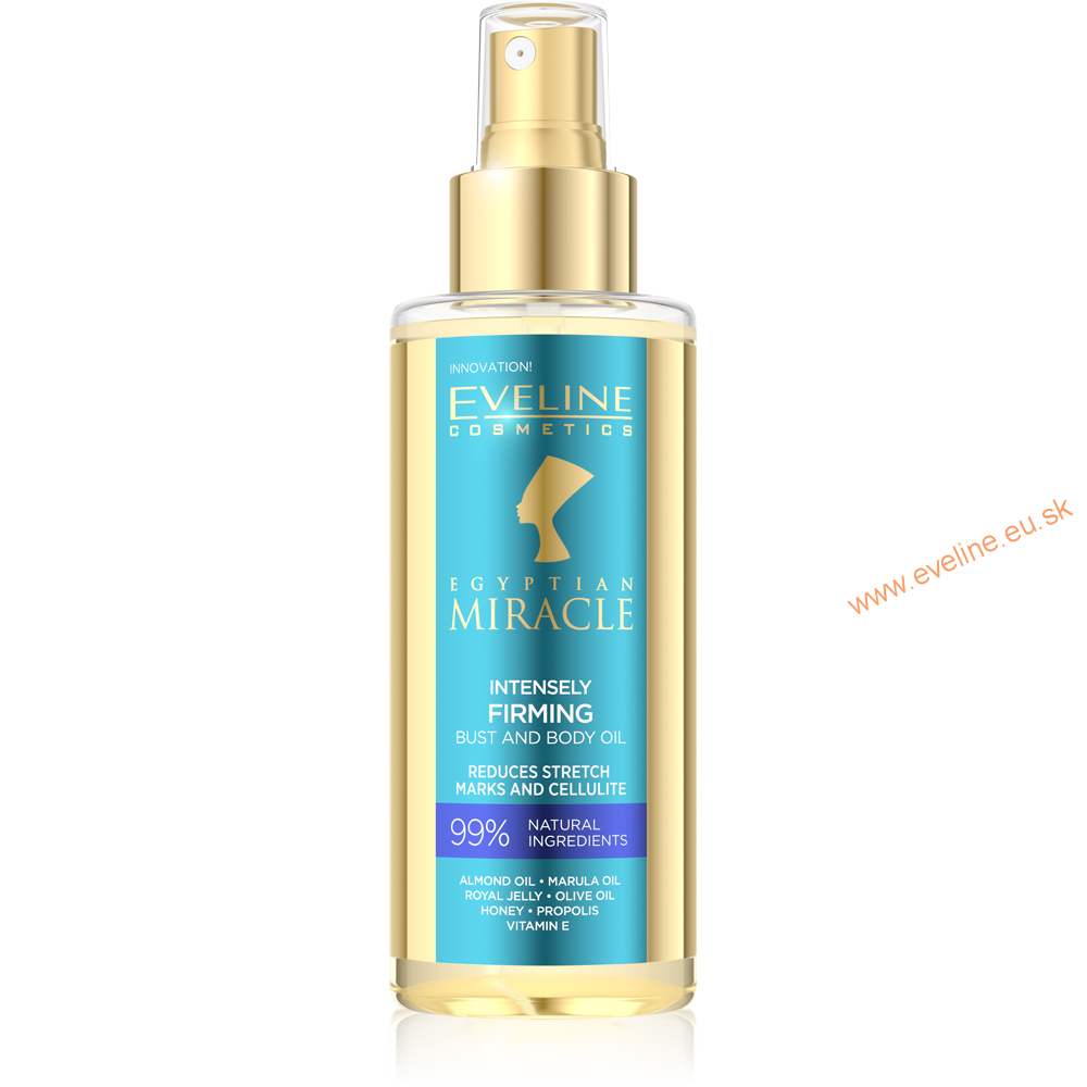EVELINE EGYPTIAN MIRACLE intenzívne spevňujúci olej na poprsie a telo