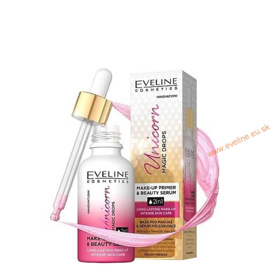 EVELINE Unicorn Magic drops vyživujúca báza pod make-up + sérum