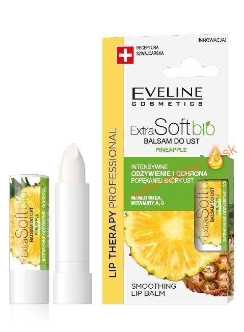 EVELINE Lip Therapy PROFESSIONAL Extra Soft BIO balzam na pery - Ananás