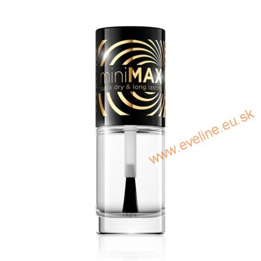 EVELINE miniMAX rýchloschnúci a dlhotrvácny lak na nechty - 00