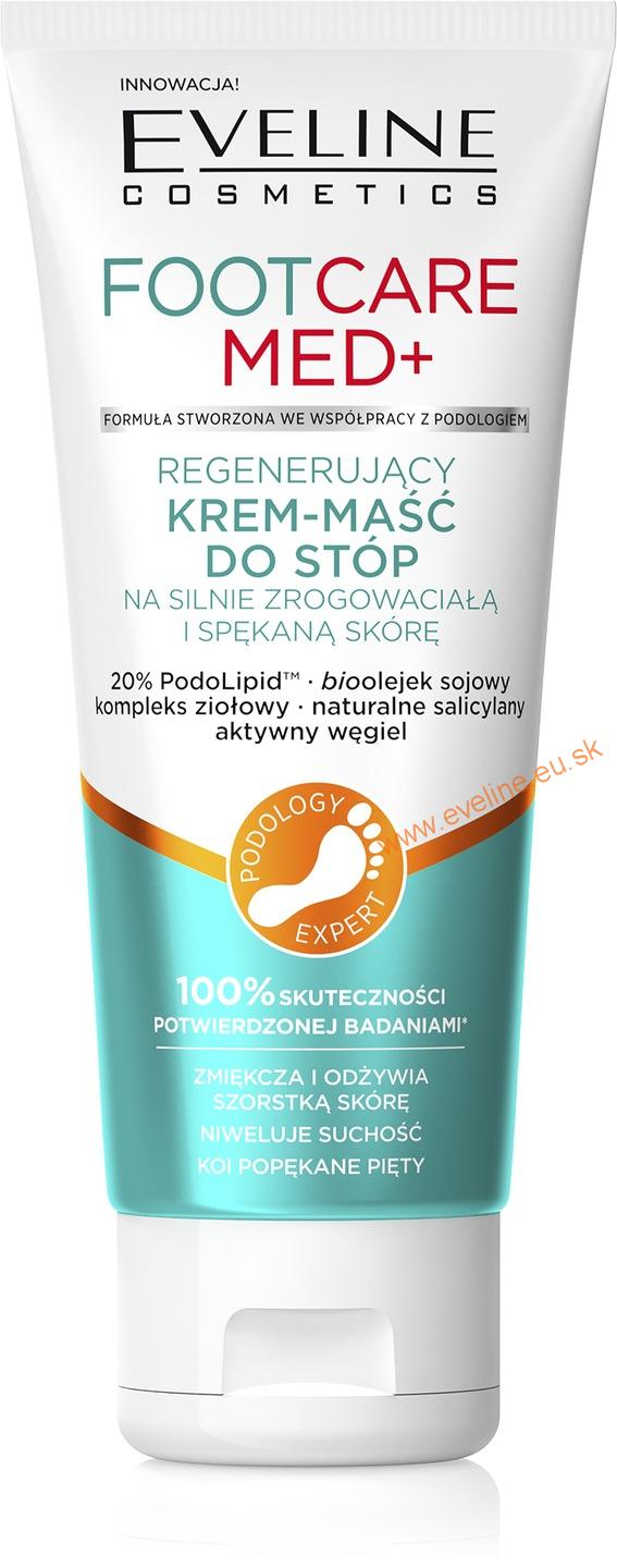 EVELINE FOOT Care MED+ regeneračný krém na zrohovatenú a popraskanú pokožku nôh