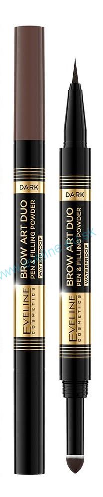 EVELINE BROW Art DUO pero a púder na obočie 2v1 - DARK