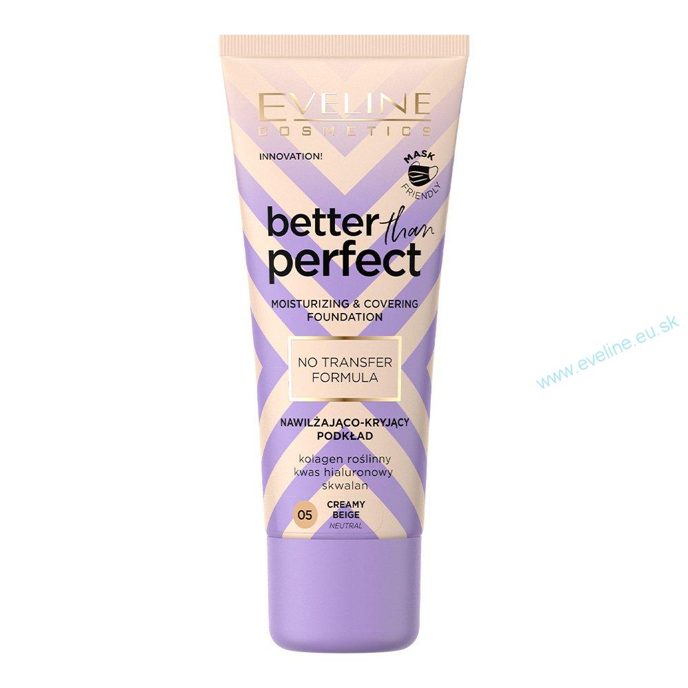 EVELINE hydratačný a krycí make-up BETTER THAN PERFECT - 05 Creamy beige