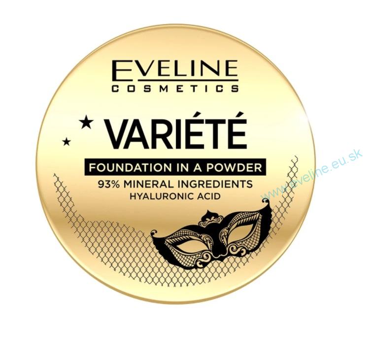 EVELINE Variété minerálny púder s kyselinou hyalurónovou - 01 Light