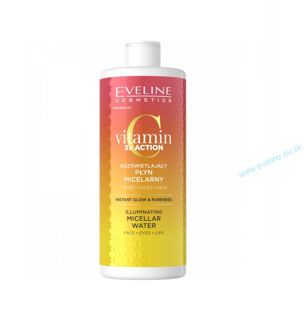 EVELINE Vitamin C 3x Action - Rozjasňujúca micelarná voda