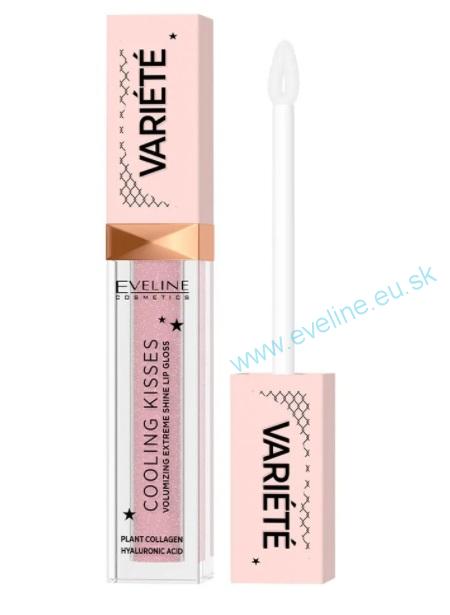 EVELINE VARIÉTÉ COOLING KISSES hydratačný lesk na pery s chladivým efektom