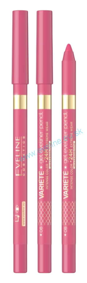 EVELINE VARIÉTÉ vodeodolná gélová ceruzka na oči