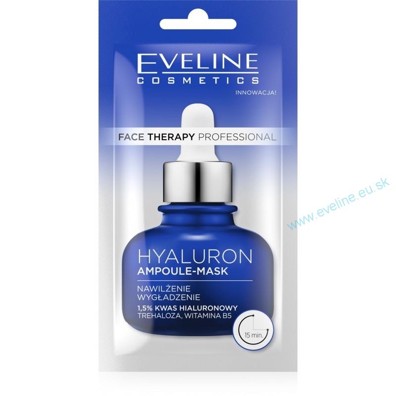 EVELINE maska - ampulka HYALURON hydratačná a vyhladzujúca