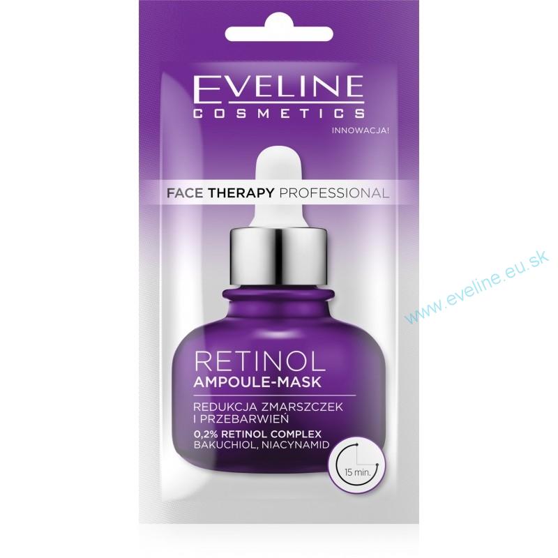 EVELINE maska - ampulka RETINOL redukujúca vrásky a zafarbenia