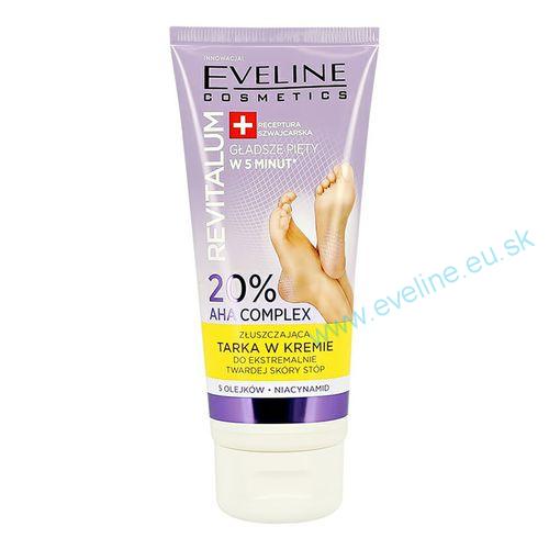 EVELINE exfoliačná pemza v kréme pre extrémne tvrdú pokožku nôh REVITALUM 20%