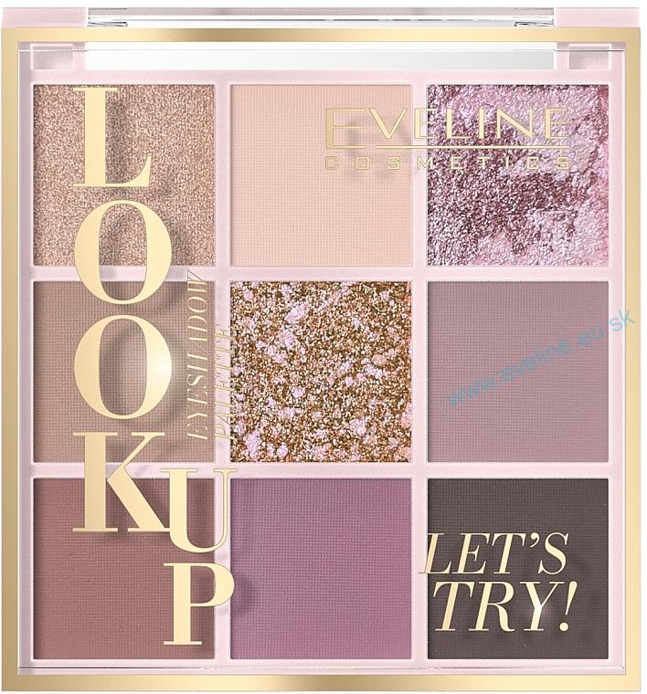 EVELINE paleta - očné tiene Look Up - LET´S TRY!