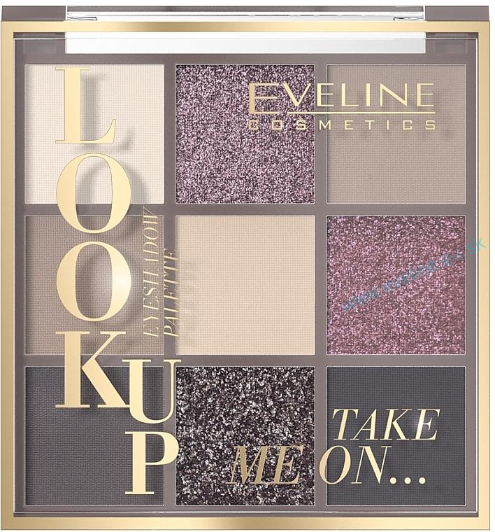 EVELINE paleta - očné tiene Look Up - TAKE ME ON