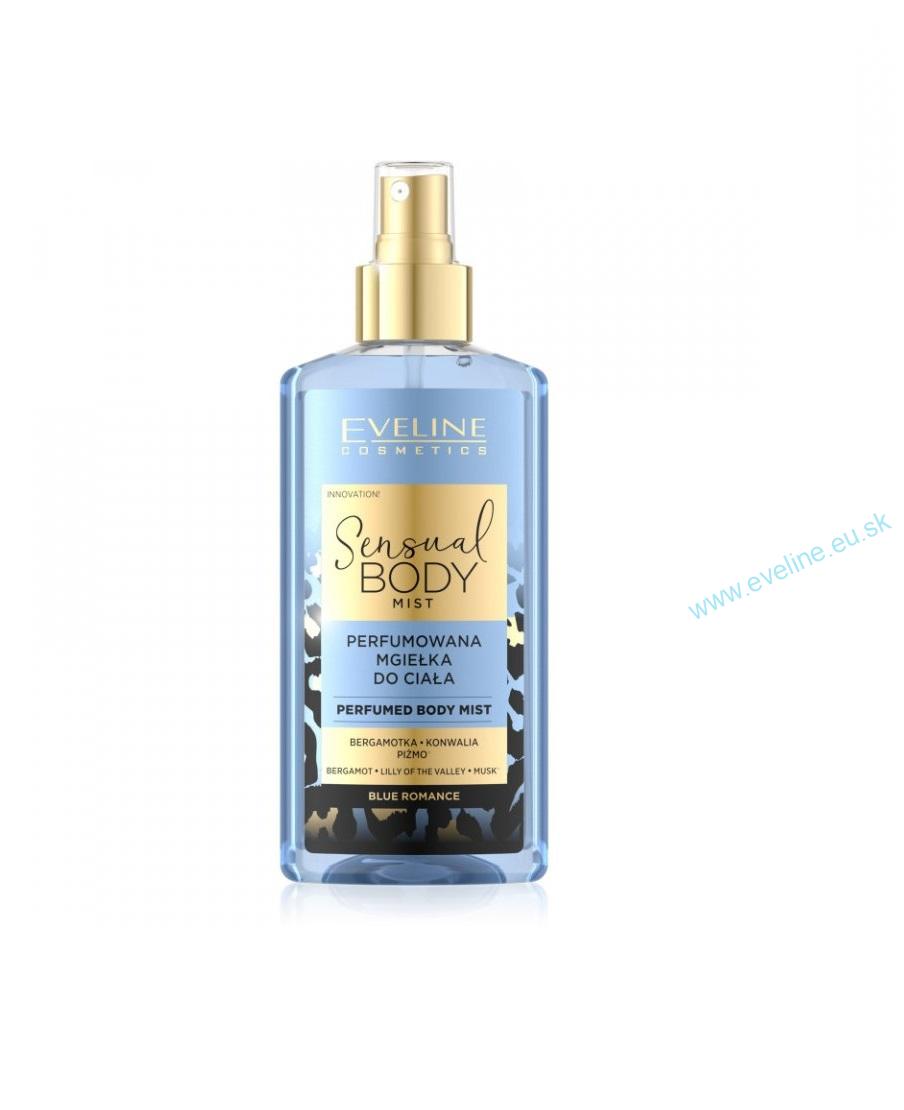 EVELINE Sensual body mist - parfumovaná telová hmla Blue romance