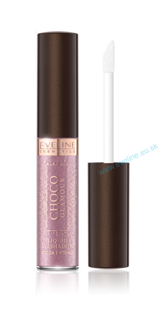 EVELINE Choco glamour - tekuté očné tiene