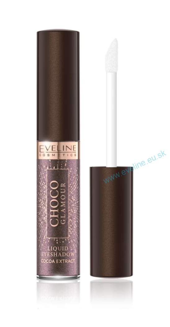 EVELINE Choco glamour - tekuté očné tiene
