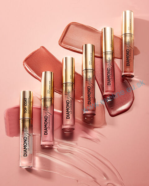 EVELINE Diamond glow lip luminizer - lesk na pery s kyselinou hyaluronovou