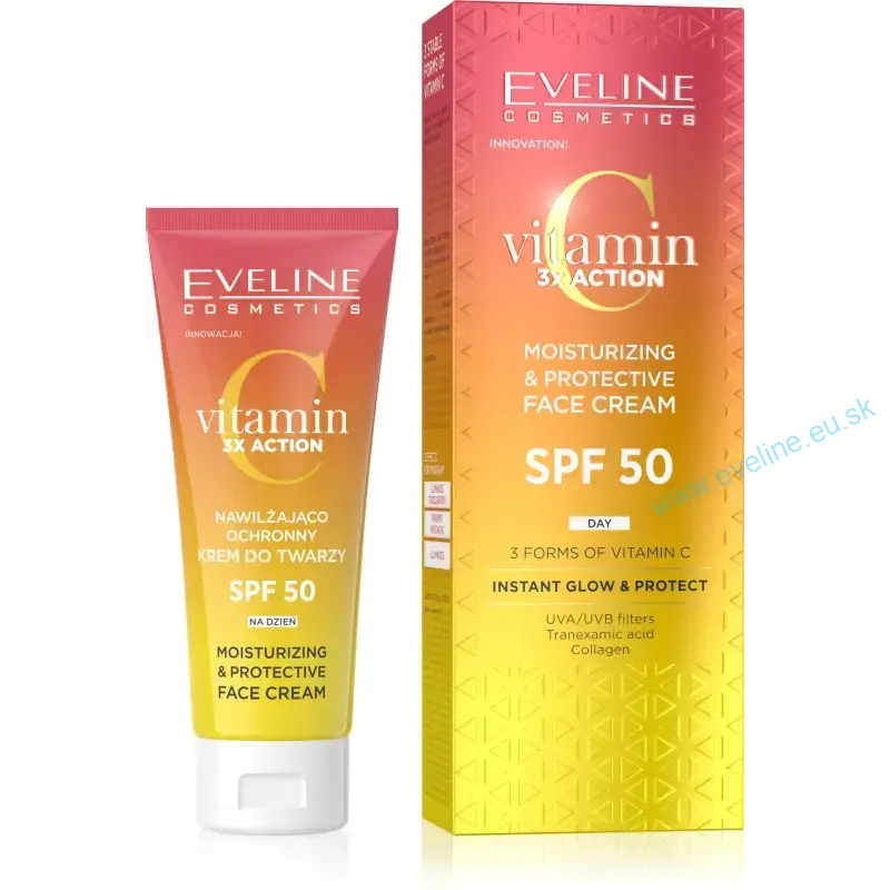 VITAMIN C 3XACTION - HYDRATAČNÝ A OCHRANNÝ KRÉM NA TVÁR SPF 50