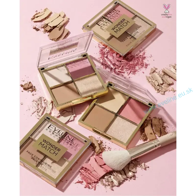 EVELINE Wonder Match paleta na kontúrovanie tváre