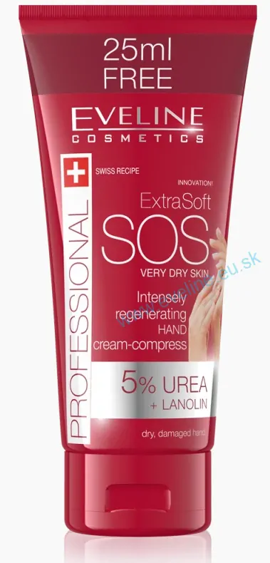 EXTRA SOFT - INTENZÍVNY REGENERAČNÝ KRÉM NA RUKY SOS 5% UREA + LANOLÍN