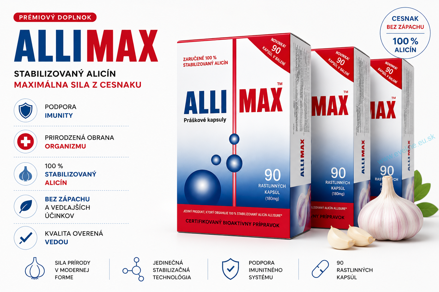 ALLIMAX 90 tbl - 3 balenie