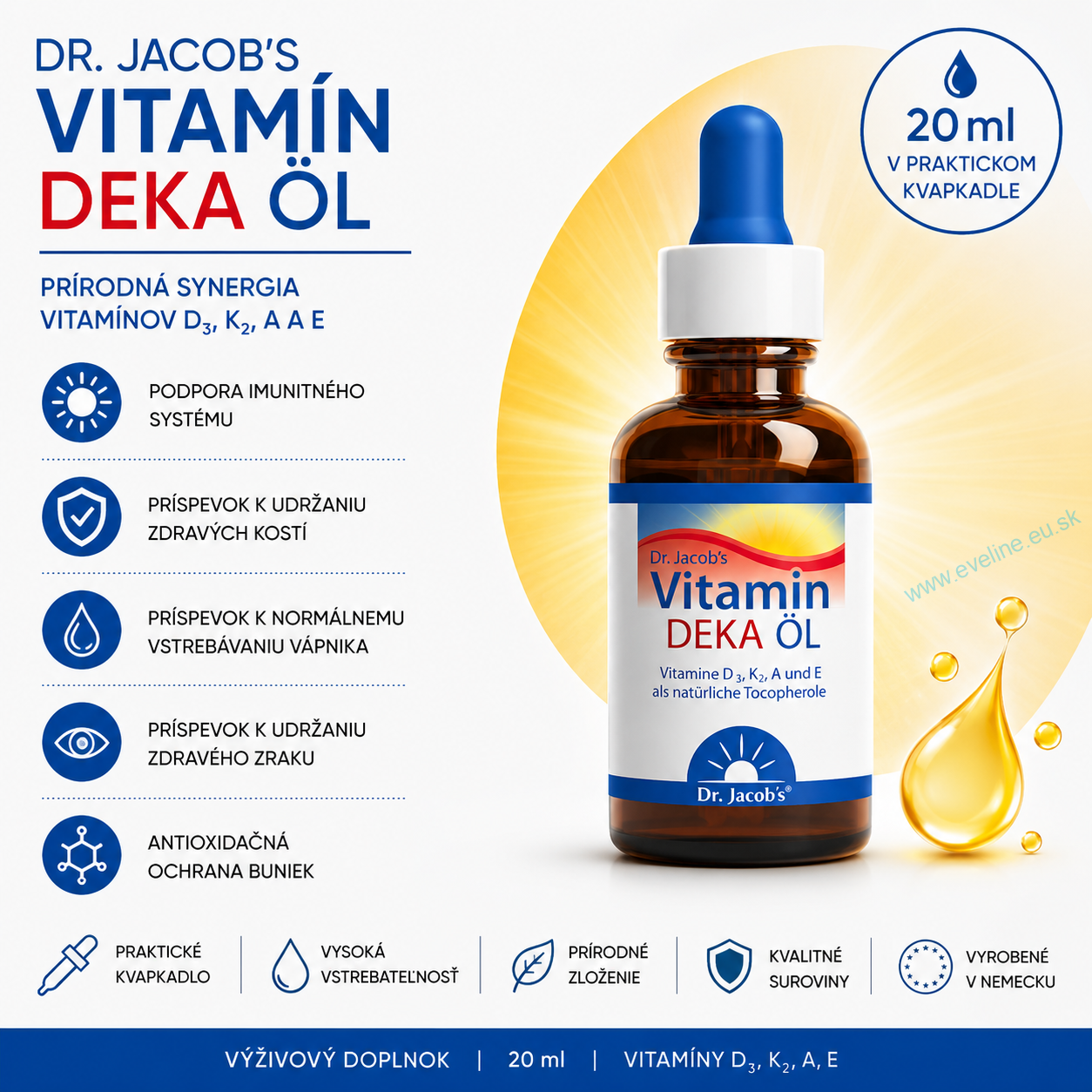 Dr. Jacob’s Vitamín DEKA 20ml