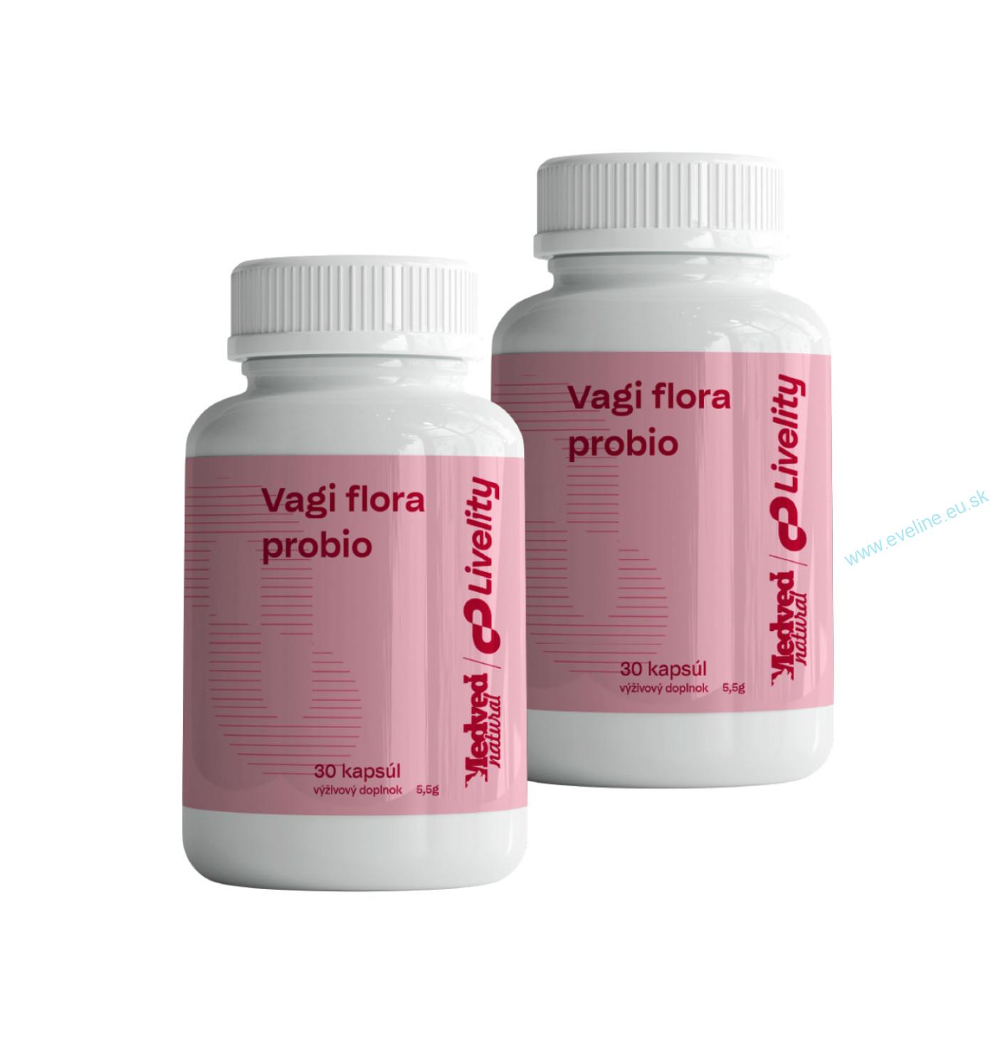 2x VAGI flora 30 kapsúl (60 kapsúl spolu)